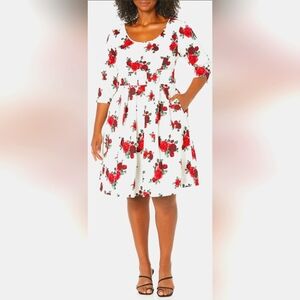 ⚘️City Chic Limited Edition Midi Dress🌹
